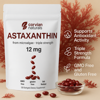 12mg Natural Astaxanthin – Powerful Antioxidant Support
