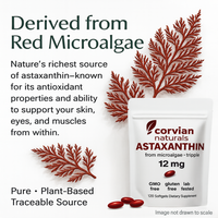 12mg Natural Astaxanthin – Powerful Antioxidant Support